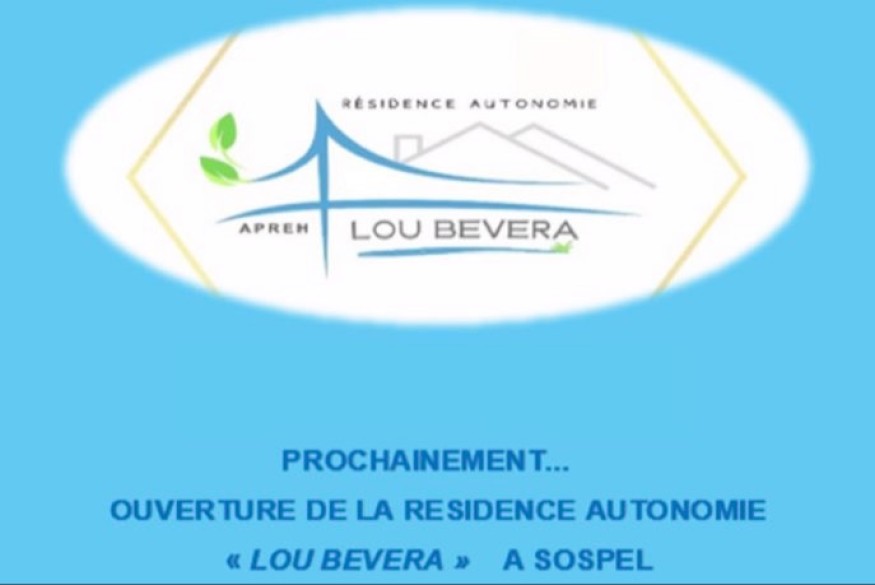 Ouverture prochaine de la résidence autonomie «  LOU BEVERA » sur Sospel