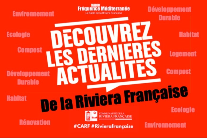 Toutes les semaines retrouvez les actualités de la Communauté d'agglomération de la Riviera Française.