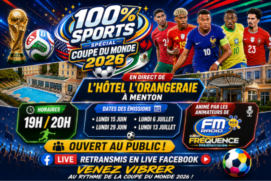 100% Sports – Spéciale Coupe du Monde 2026