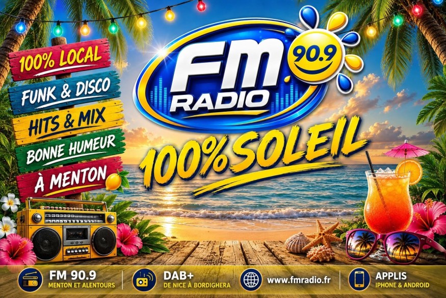 adio Fréquence Méditerranée, c'est le soleil, la bonne humeur,