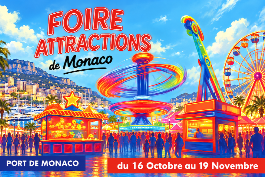 La Foire Attractions revient sur le port Hercule