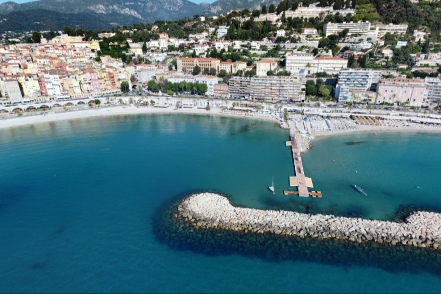 LES TRAVAUX DE PROTECTION DU LITTORAL REPRENNENT À PARTIR DU 19 OCTOBRE AUX SABLETTES À MENTON